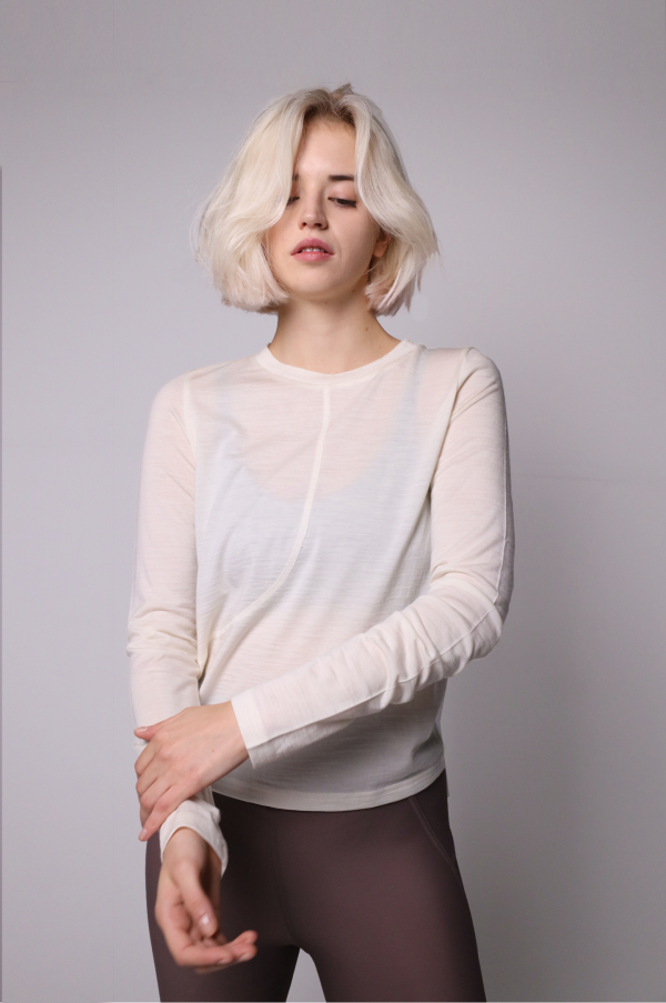 Merino longsleeve - cream