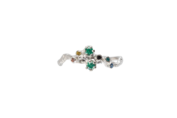 Zásnubní prsten Twig*Emerald